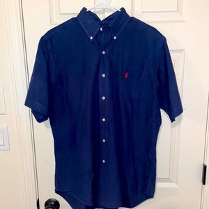 classic fit men’s large button up short sleeve